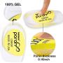 Plantar Fasciitis Heel Cup【PORON - Made in USA】 Silicone Gel Heel Cup Pads for Long Time Standing, Walking, Heel Pain, Running, Heel Spur, Foot Pain - Men & Women (Yellow, S size: W 4.5-8.5 / M 6-9)