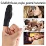 G-spot Finger Vibrator, Xocity, Slicone Vibrator for Clitoral Vagina Nipple Anal Stimulation, Bullet Vibrator with Life Waterproof, Adult Sex Toy for Men Women Couples, Black