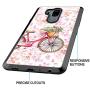 LG G7 ThinQ Case,Flexible Soft TPU Cover Shell,Slim Silicone Black Rubber Non-Slip Durable Design Protective Phone Case for LG G7 ThinQ -Bicycle