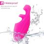 BEISHIDAR Mini Pocket Finger Ví-bratórs New Product Finger Vibration Relaxation Product Ms. Fun Toy - Portable Soft Silicone Mini Finger Vibrator Dancer Shoes Shape Massage
