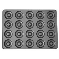 Wilton Perfect Results Non-Stick Donut Pan, 20-Cavity Donut Baking Pan