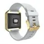 Simpeak for Fitbit Blaze Bands with Frame, Silicone Replacement Band Strap with Frame Case for Fit bit Blaze Smart Fitness Watch, Small/Large