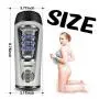 Automatic Telescopic Aircràft Cùp Male Másterbrators Male Urethral Toys Hands Free Bluetooth for Cell Phone Male Urethra Toys Real Skin Feeling Silicóne Vaginà Tshirt