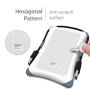 Silicon Power 1TB Type C External Hard Drive USB 3.0 Rugged Armor A30 Military-Grade Shockproof, Dual Cables Included (Type C to Type A & Type A to Type A), White