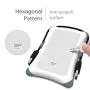 Silicon Power 1TB Type C External Hard Drive USB 3.0 Rugged Armor A30 Military-Grade Shockproof, Dual Cables Included (Type C to Type A & Type A to Type A), White