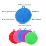 Silicone Scrubber(5 Pack), Silicone Sponges Multipurpose Kitchen Scrub Brush for Dish Pot and Veggies Fruit Smart Kitchen Gadgets Brush Accessories 5 Colors with Free Bonus 2 Hooks