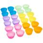 AmazonBasics Reusable Silicone Baking Cups, Muffin and Cupcake, Pack of 24
