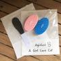 Agirlvct 2 Pack Silicone Loofah Body Scrubber,Soft Bath Brush Loofa Back Scrubber Wash Face for Shower Massaging Spa Gym Birthday Gift for Baby Kids Wife Men Women Family (Blue &Pink)