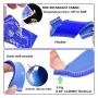 I33T 90-Deg Elbow Coupler 3-Ply Silicone Hose Intercooler Tube Pipe Racing Universal Inner Diameter 2.0 Inch Leg Length 4 Inch Blue