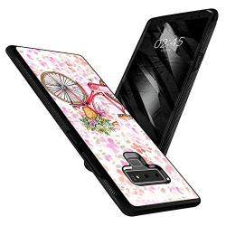 Samsung Galaxy Note 9 Case,Flexible Soft TPU Cover Shell,Slim Silicone Black Rubber Non-Slip Durable Design Protective Phone Case for Samsung Galaxy Note 9 -Bicycle