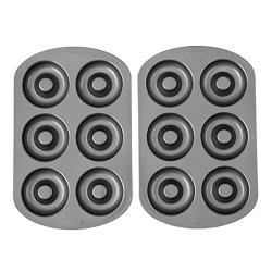 Wilton Non-Stick 6-Cavity Donut Baking Pans, 2-Count