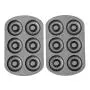 Wilton Non-Stick 6-Cavity Donut Baking Pans, 2-Count