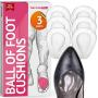 Ball of Foot Cushions High Heels - Soft Gel Insole Metatarsal Pads Forefoot Callus Metatarsalgia Pain Prevention Shoe Inserts no Slip Cushioning for Women
