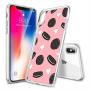 iPhone Xs iPhone X Case,Flexible Soft TPU Cover Shell,Slim Silicone Black Rubber Non-Slip Durable Design Protective Phone Case for iPhone Xs iPhone X -Biscuits