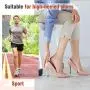 10 Pieces Metatarsal Foot Pads Gel Metatarsal Pads Ball of Foot Cushions Reusable Forefoot Pad Beige White Foot Pain Relief Insoles for Women Men