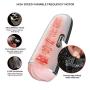LIYUNF Men Deep Throat, V?brating Orál Cup, 100% Safe Silicone for Man Self Pleasure for Men Enhancement Exercise Sucking Endless Pleasure, Adullt Toys for Men L