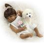 Zero Pam Realistic Biracail Reborn Toddler Dolls Full Body Silicone Vinyl Lifelike Anatomically Correct Cute Girl Doll 23 inch Realistic Xmas Birthday Gift for Baby Age 3+