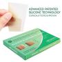 Aroamas, Silicone Scar Removal Sheets - for Keloid, C-Section, Hypertrophic, Surgical Scars and More Reusable and Washable 3"×1.57", 4 Sheets (2 Month Supply)