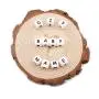 Promise Babe Food Grade Silicone Teething Letter Beads 78PC 12MM Chewable Alphabet Beads DIY Baby Teether Necklace Bracelet Jewelry