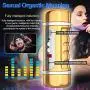 Mxyy Fully Automatic Men Deep Throat, Vǐbrating Orál Cup, Sucking Endless Pleasure, Adult Toys for Men Safe Silicone Soft and Flexible, Leisure and Funny Voice Interactive