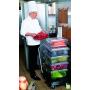 Rubbermaid Commercial Products Food Storage Box/Tote for Restaurant/Kitchen/Cafeteria, 2 Gallon, White (FG350700WHT)