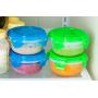 Elacra Baby Food Storage Containers [3.4 oz, 10-Piece] Small Containers with Lids for Kids and Toddlers, Leakproof and Airtight