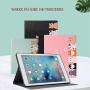 Printed iPad 2/3/4 Case 9.7"[Corner Protection] - [Multi-Angle Viewing] Folio Smart Stand Cover,Auto Sleep/Wake for Apple iPad 2,iPad 3 & iPad 4th Gen,Vector Geometric Seamless Patterns with Textured