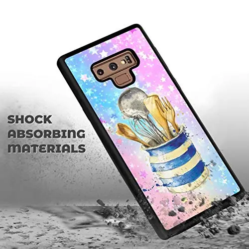 Glossy Cell Phone Case Fit Galaxy Note 9 (2018) [6.4-Inch] Kitchenware