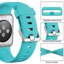 Haveda Sport Bands Compatible for Apple 4 Watch 40mm 44mm Series 4 Series 5, iWatch Bands 38mm 42mm Womens, Waterproof Wrist Band for iWatch, Apple Watch Series 3, Series 2/1 Man Small Large