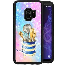 Samsung Galaxy S9 Case,Flexible Soft TPU Cover Shell,Slim Silicone Black Rubber Non-Slip Durable Design Protective Phone Case for Samsung Galaxy S9 -Kitchenware