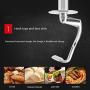 BINZHI Eggbeater Electric Chef Machine Dough Mixer Home Automatic Kneading Machine Flour Mixer Dough Mixer Commercial Multifunction - Red Kitchen gadget