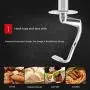 BINZHI Eggbeater Electric Chef Machine Dough Mixer Home Automatic Kneading Machine Flour Mixer Dough Mixer Commercial Multifunction - Red Kitchen gadget