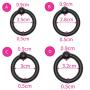 O-GAME Male Pěnǐs Ring Set of 4 Stretchy Soft Silicone Cóc.k Rings Set for Men to Enhance Toy