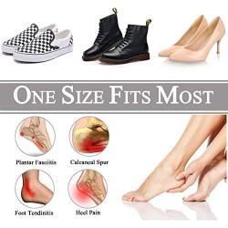 Plantar Fasciitis Inserts Pads,Gel Heel Cushion,Silicone Heel Protectors,Heel Guards and Heel Cups Great for Plantar Fasciitis,Cracked Heels, Achilles Tendinitis & Heel Sore, for Women & Men.