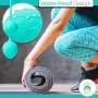 Complete 5pc Kegel Exercise Weight KIT for Women. Safe ABS Food Grade Silicone. Doctor Recommended for Bladder Control, Strengthens Pelvic Floor, for Beginners and Advanced, Stylish Turquoise