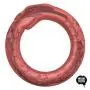 Metallic Scarlet Red Jormungandr/Midgard Serpent Silicone Baby Teething Toy