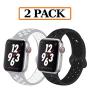 GZ GZHISY Newest Band Compatible for Apple Watch Bands 38mm 40mm 42mm 44mm, Soft Silicone Sport Band Replacement Wristband, Compatible for iWatch Apple Watch Series 4/3 2/1