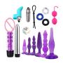 ? Women Men Vibrantor Kit Amal Plug Adult Six Toy Massage Tools Finger Massage Amus Washer