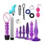 ? Women Men Vibrantor Kit Amal Plug Adult Six Toy Massage Tools Finger Massage Amus Washer