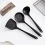 KIYYI Silicone Kitchenware Set Of 6 High Temperature Non-stick Pan Does Not Hurt The Pot Spatula Spoon Food Set Long Anti-scalding Non-slip Kitchen Set