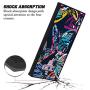 Samsung Galaxy Note 9 Case,Flexible Soft TPU Cover Shell,Slim Silicone Black Rubber Non-Slip Durable Design Protective Phone Case for Samsung Galaxy Note 9 -Butterfly