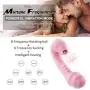 Tongue Sucking Simulator Powerful Sucking Toys,Waterproof Handheld Wand Massager with Heating, Medical Silicone,USB Rechargeable