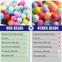 Promise Babe Round Silicone Beads Mix Color Silicone Teething Beads 100pc 12mm DIY Supplies BPA Free