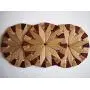 Natural Wood Trivets For Hot Dishes - 2 Eco-friendly, Sturdy and Durable 7 Kitchen Hot Pads. Handmade Festive Design Table Decor - Perfect Kitchen Gifts Idea.