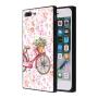 iPhone 7 8 Case,Flexible Soft TPU Cover Shell,Slim Silicone Black Rubber Non-Slip Durable Design Protective Phone Case for iPhone 7 8 -Bicycle