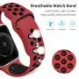 Bravely klimbing Compatible with Apple Watch Band 44mm 42mm 40mm 38mm, Soft Silicone iWatch Bands Replacement Sport Bands for iWatch Series 5 4 3 2 1 for Men and Women S/M M/L