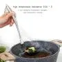 Silicone spatula spoon Food grade Kitchenware Cooking utensils Heat resistant Not sticky Stainless steel silicone Cooking tools,G