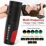 Exquisite Workmanship Electric Blow-Job Men Deep Throat Sucking Oral Cup Vibrating Masturbator Cup Automatic Aircraft Cup Man Toy Hands Free Underwear for Men T-Shirt Male Masturbation