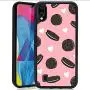 Samsung M10 Case,Flexible Soft TPU Cover Shell,Slim Silicone Black Rubber Non-Slip Durable Design Protective Phone Case for Samsung M10 -Biscuits