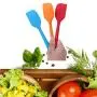Laz-Tipa - Kitchen Silicone Cream Butter Cake Spatula Mixing Batter Scraper Brush Butter Mixer Cake Brushes Baking Tool Kitchenware 878151